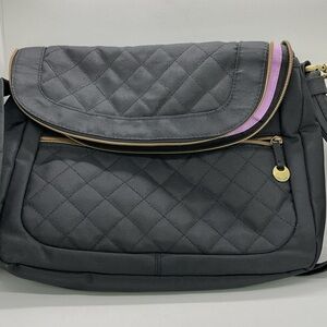 Travelon Quilted Black Crossbody Bag